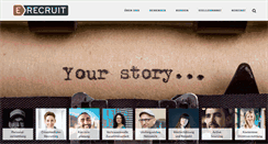 Desktop Screenshot of e-recruit.de